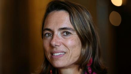 La sénatrice LR Christine Lavarde au Palais du Luxembourg à Paris, le 1er octobre 2026