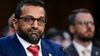 Le directeur du FBI, la police fédérale américaine, Kash Patel, lors d'une audition devant la commission judiciaire du Sénat, à Washington, le 16 septembre 2025