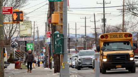 Une rue de Staten Island, à New York, le 23 janvier 2026