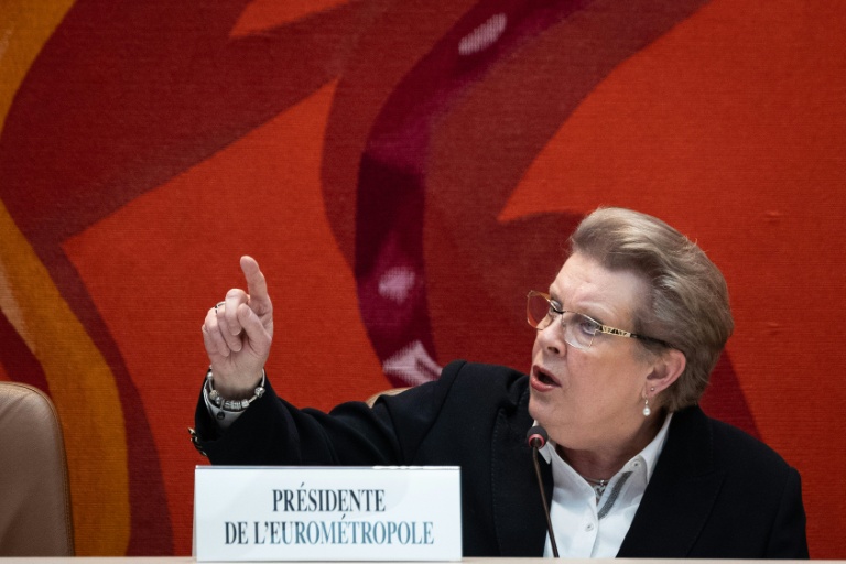 La maire socialiste de Strasbourg, Catherine Trautmann, élue présidente de l'Eurométropole de Strasbourg, le 10 avril 2026