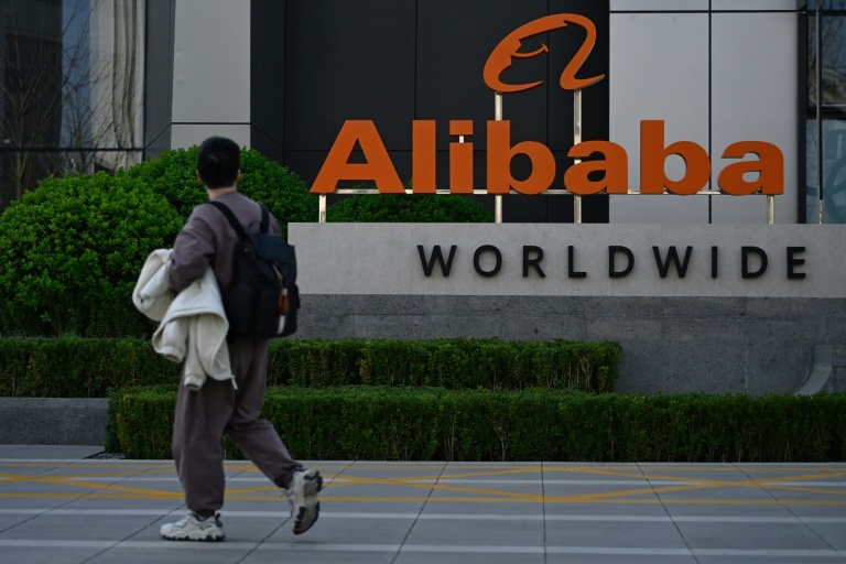 Les bureaux d'Alibaba à Pékin, le 1er avril 2026