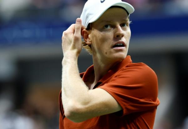 L'Italien Jannik Sinner durant la finale de l'US Open 2025 face à l'Espagnol Carlos Alcaraz le 7 septembre 2025
