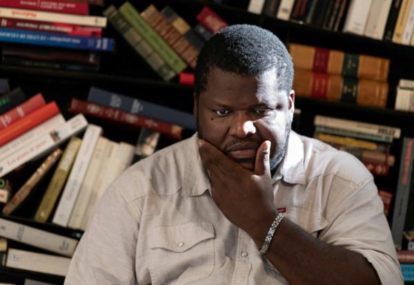 L'auteur canado-haïtien Thélyson Orélien à Manosque, le 24 septembre 2026