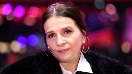 Juliette Binoche le 17 février 2026, à Berlin en Allemagne