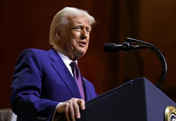 Le président américain Donald Trump, le 20 février 2025 à Washington