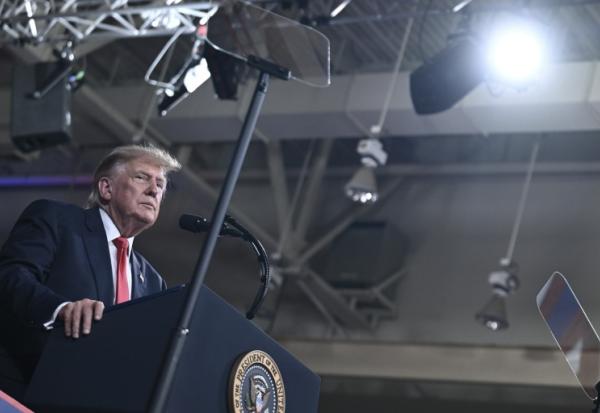 

Le président américain Donald Trump, à Perry, en Georgie, le 24 octobre 2026.