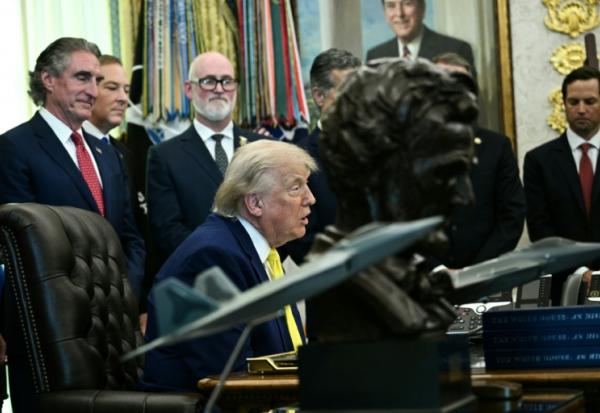 Le président américain Donald Trump dans le Bureau ovale, le 4 juin 2026
