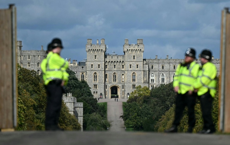 Le chateau de Windsor le 16 septembre 2025
