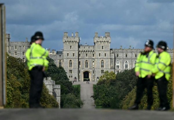 Le chateau de Windsor le 16 septembre 2025
