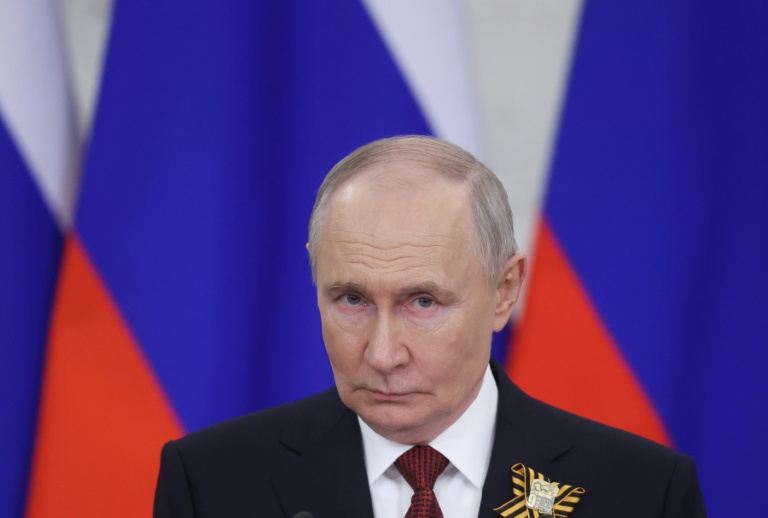 Le président russe Vladimir Poutine à Moscou le 9 mai 2026