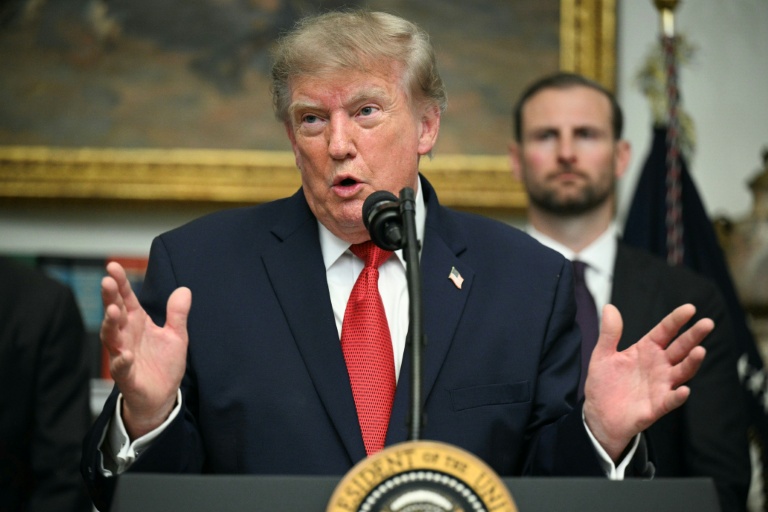 Le président américain Donald Trump à la Maison Blanche, le 19 août 2026 à Washington