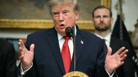 Le président américain Donald Trump à la Maison Blanche, le 19 août 2026 à Washington
