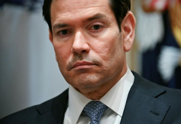 Le secrétaire d'Etat américain Marco Rubio à la Maison blanche à Washington, le 26 mars 2026