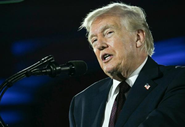 Le président américain Donald Trump lors du dîner annuel du Comité national républicain du Congrès à Washington, le 25 mars 2026