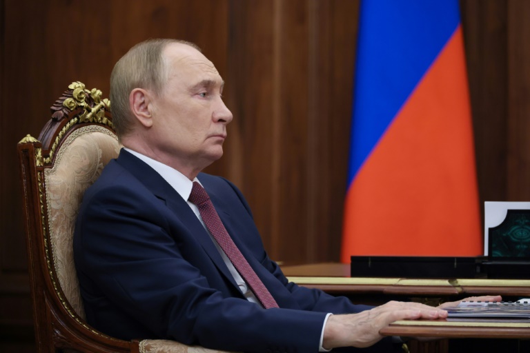 Le président russe Vladimir Poutine à Moscou, le 18 août 2025