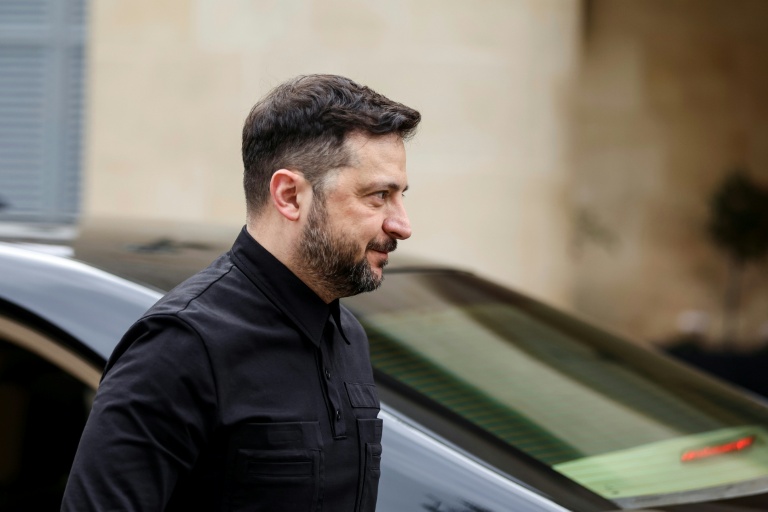 Le président ukrainien Volodymyr Zelensky à Nicosie le 7 janvier 2026