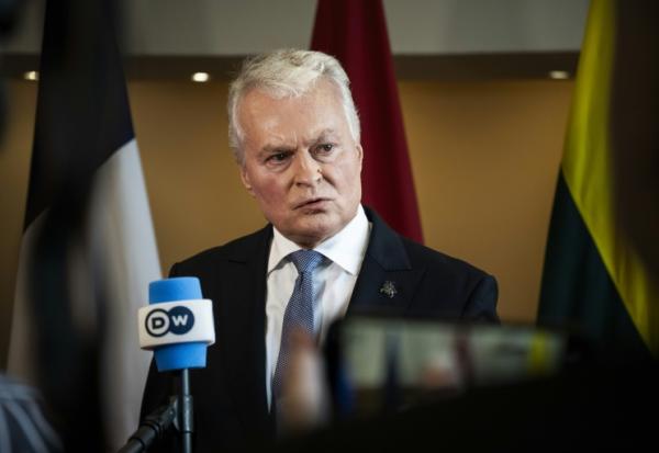Le président lithuanien Gitanas Nauseda à Rovaniemi, en Finlande, le 14 septembre 2026
