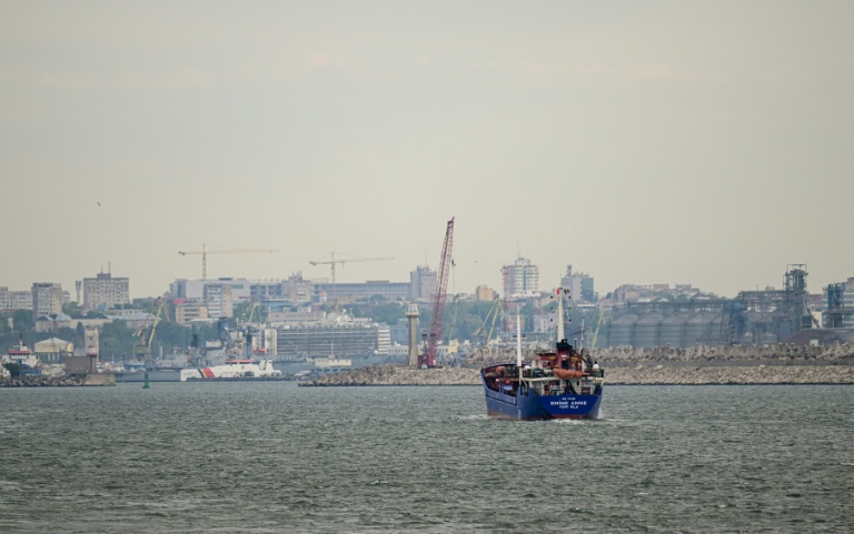 L'entrée du port de Constanta, en Roumanie, le 18 mai 2026