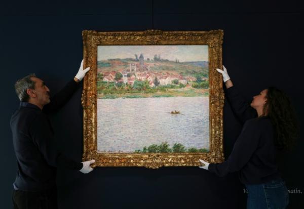 Le tableau "Vétheuil, Effet du Matin" (1901) le 9 avril 2026 à Paris 