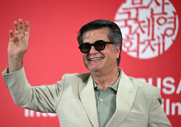 Le réalisateur iranien Jafar Panahi, lors d'un festival à Busan, en Corée du Sud, le 18 septembre 2025