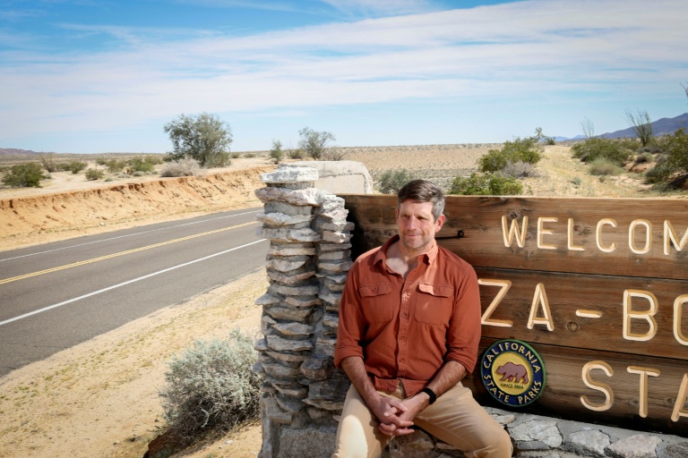 Michael Glaser sur l'un des sites de tournage d'