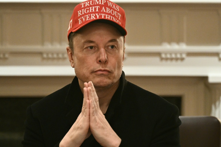 Elon Musk participe à une réunion du gouvernement de Donald Trump, le 24 mars 2025 à la Maison Blanche, à Washington