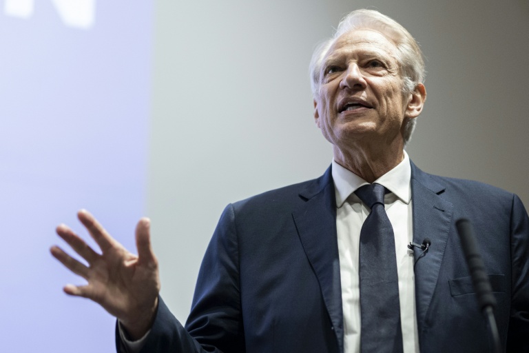 L'ancien Premier ministre Dominique de Villepin à Strasbourg le 12 mai 2026