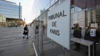 Vue de l'entrée du tribunal de Paris, le 22 mars 2022