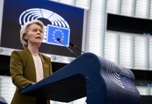 Ursula von der Leyen au Parlement européen à Strasbourg le 10 septembre 2025
