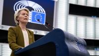 Ursula von der Leyen au Parlement européen à Strasbourg le 10 septembre 2025
