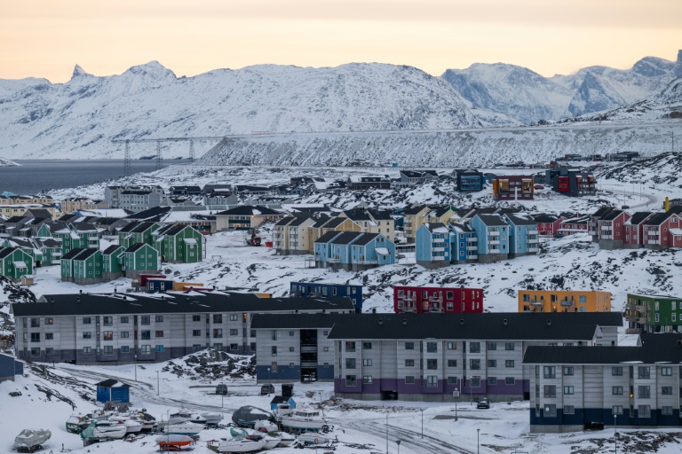La ville de Nuuk, au Groenland, le 22 janvier 2026