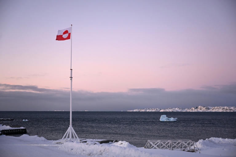 Un drapeau du Groenland à Nuuk, le 20 janvier 2026