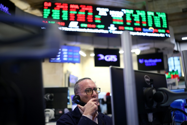 Un opérateur à la Bourse de New York, le 24 avril 2026