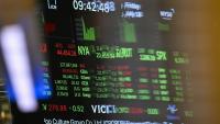 Un écran à la Bourse de New York le 18 juillet 2025