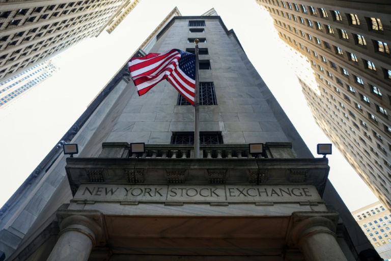 Vue extérieure de la Bourse de New York, le 12 janvier 2026