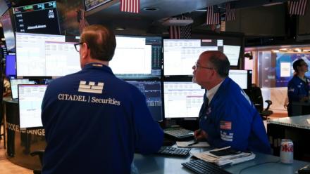 Des opérateurs à la Bourse de New York le 5 octobre 2026