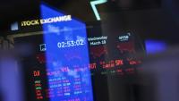Un écran à la Bourse de New York, le 18 mars 2026