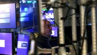 Un opérateur à la Bourse de New York le 13 octobre 2025