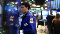 Un opérateur à la Bourse de New York, le 15 août 2025