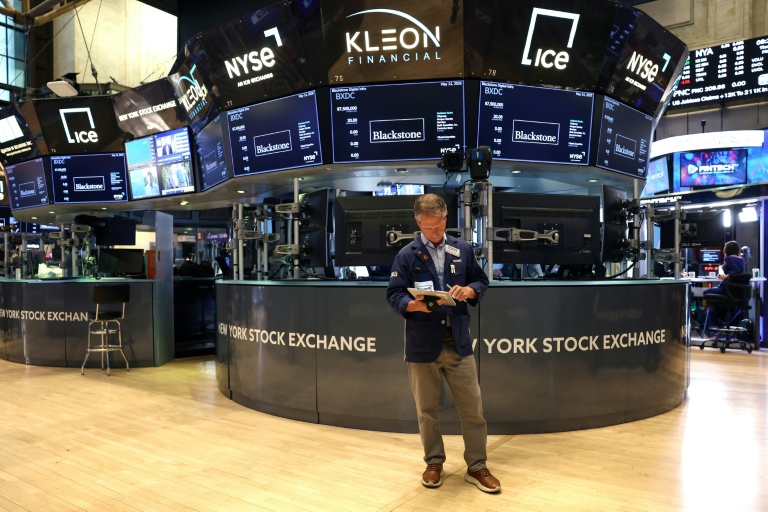 Un opérateur à la Bourse de New York, le 14 mai 2026