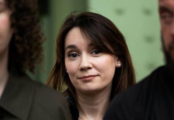 Ancienne patronne de la chaîne russe RT en France et chroniqueuse dans les médias de la galaxie Bolloré, dont CNews, Xenia Fedorova au Festival du Livre à Paris le 12 avril 2025