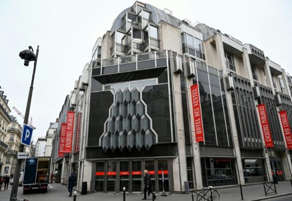 L'Hôtel Drouot le 28 mars 2025, à Paris