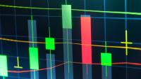Le vert, couleur dominante à Wall Street, Morgan Stanley se démarque