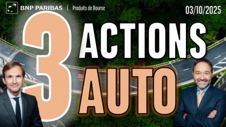 3 ACTIONS AUTO sur la grille de départ - 100 % Marchés -  03/10/2025