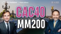 CAC40 : MM200 en soutien - 100 % Marchés - 21/11/2025 - M