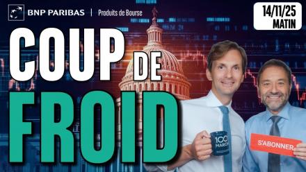 COUP DE FROID sur les bourses mondiales - 100 % Marchés - 14/11/2025 - M