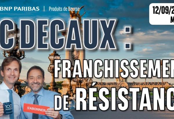 JC DECAUX : franchissement de résistance - 100 % Marchés - 12/09/2025 - M