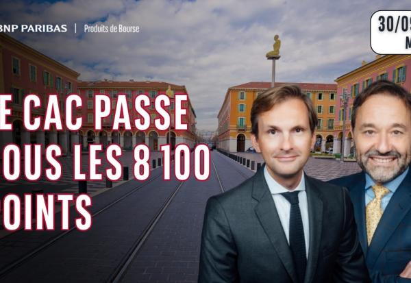 Le CAC passe sous les 8 100 points - 100 % Marchés - 30/09/26 - M