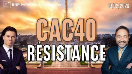 Le CAC sous résistance - 100 %Marchés - 10/02/2026 - M