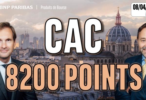 Le CAC teste les 8200 points - 100 % Marchés - 08/04/2026 - M